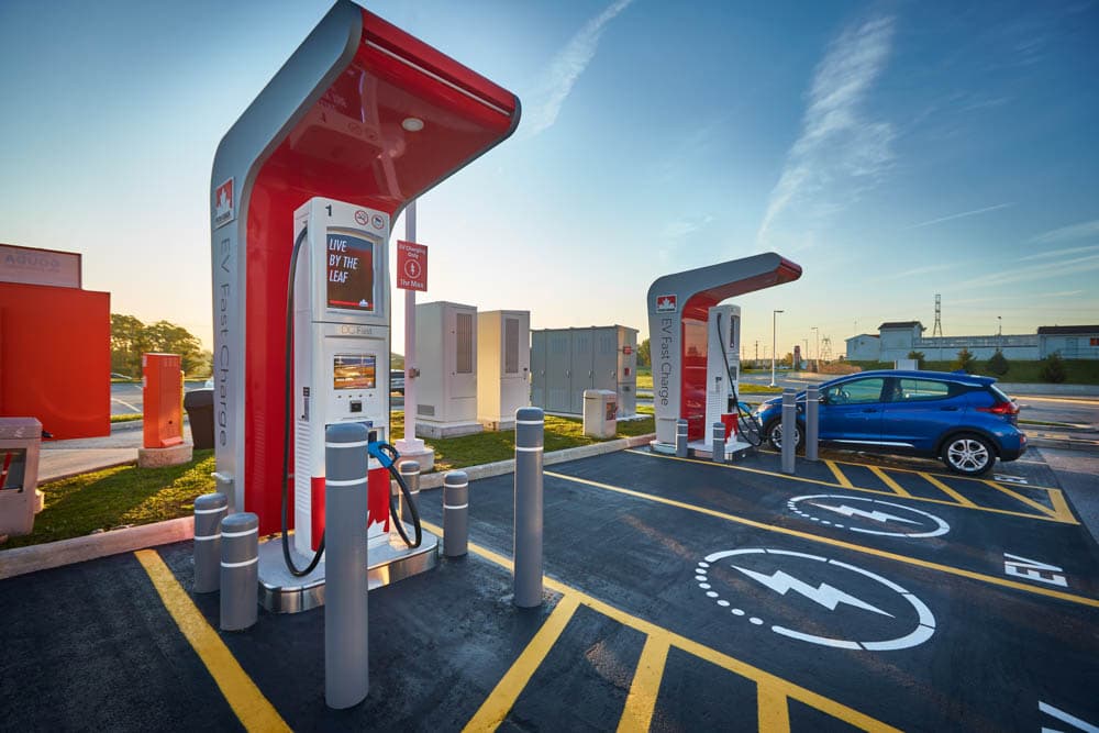 Dorchester, Ontario Petro-Canada electric vehicle charging station