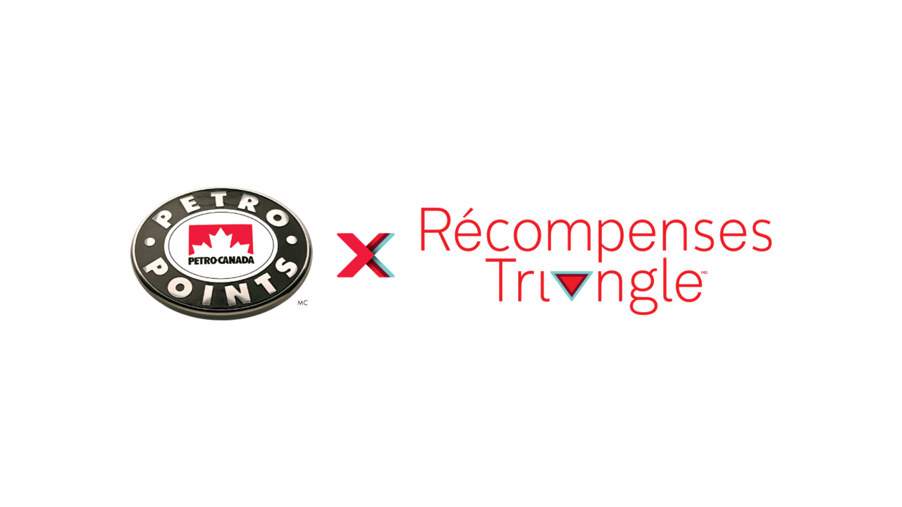Une image des logos Petro-Points et Récompenses Triangle.