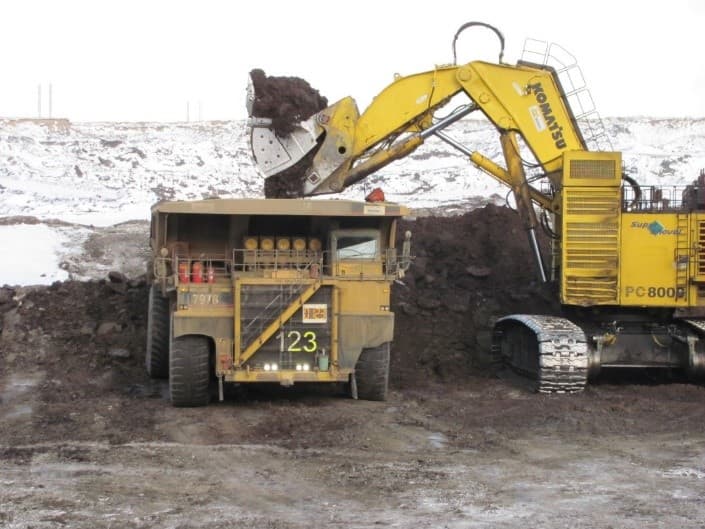 operating vehicles at the mine