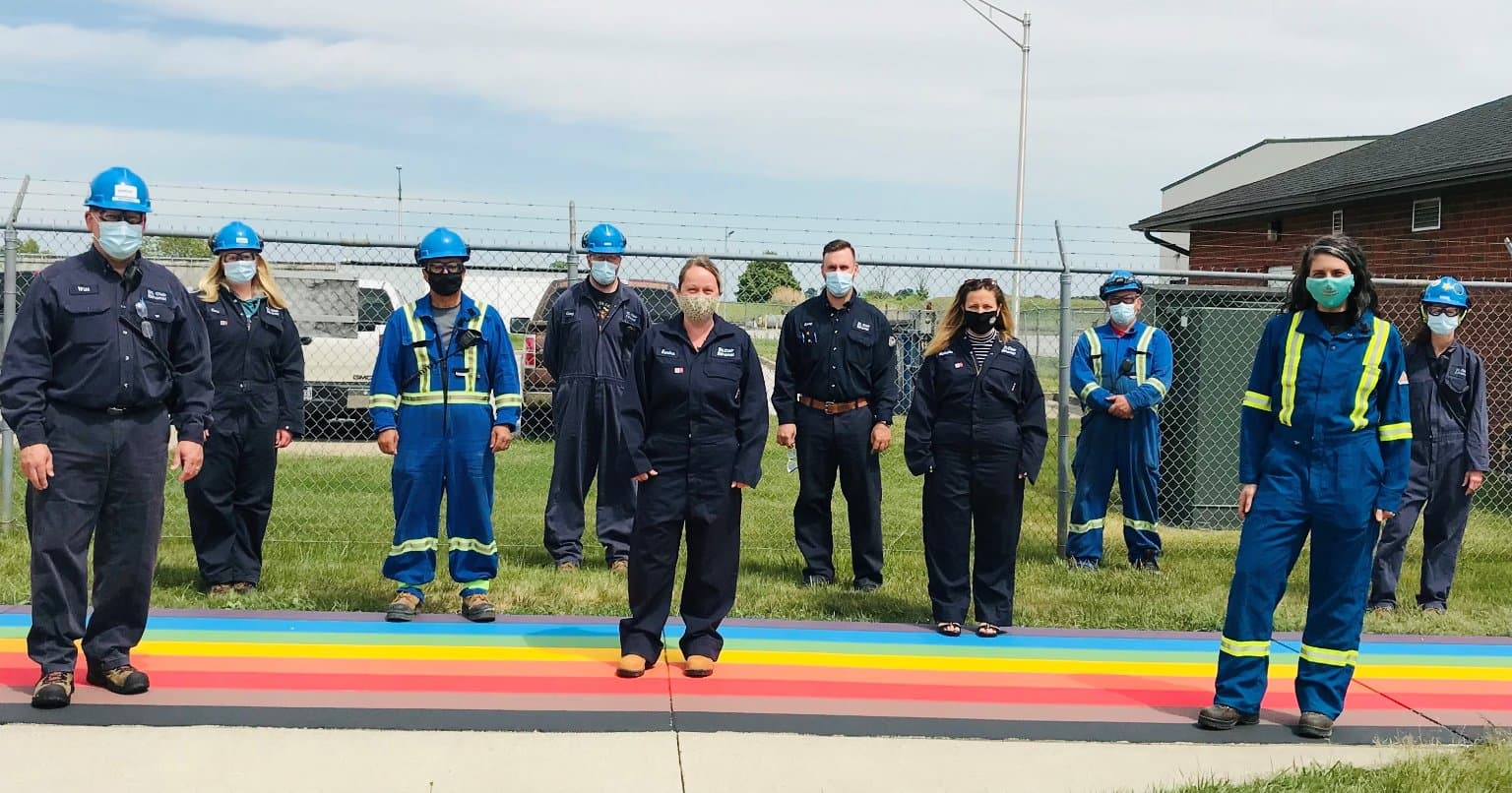 In recognition of Pride Month, a permanent rainbow sidewalk has been installed at the St. Clair Ethanol Plant. We’ll also be flying the Progress Pride flag at all of our operating sites throughout June. 